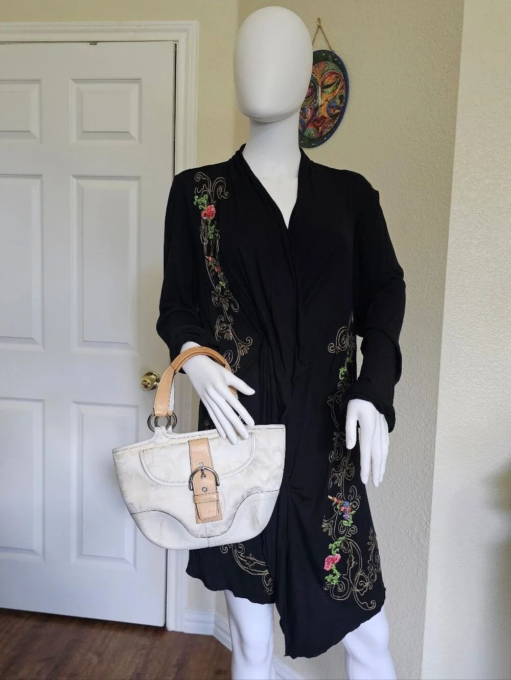 Vintage Coach Soho Lynn Leather Handbag (A05Q-1853)
